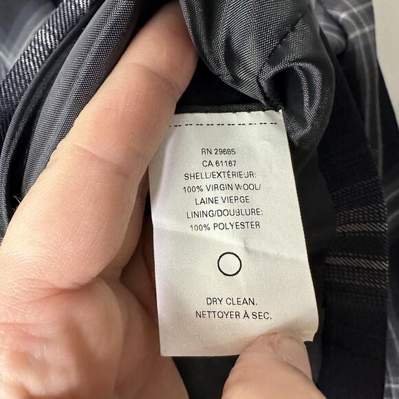 Pendleton Blazer Womens Petite 14 Plaid‎ Wool Double Breasted Jacket Academia - Picture 5 of 5